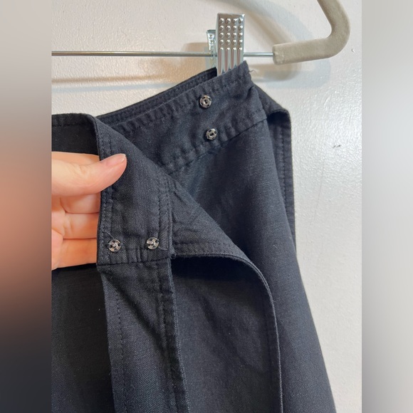 LOFT Petites Linen Wrap Skirt 0P - Picture 4 of 13